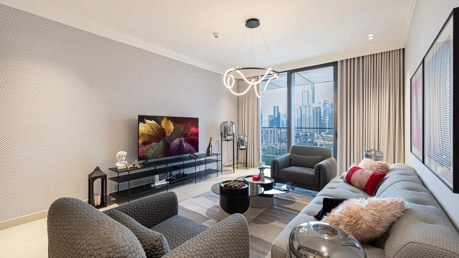 Apartment Modern 3Br + Maid Connected To Dubai Mall